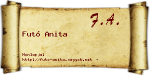 Futó Anita névjegykártya